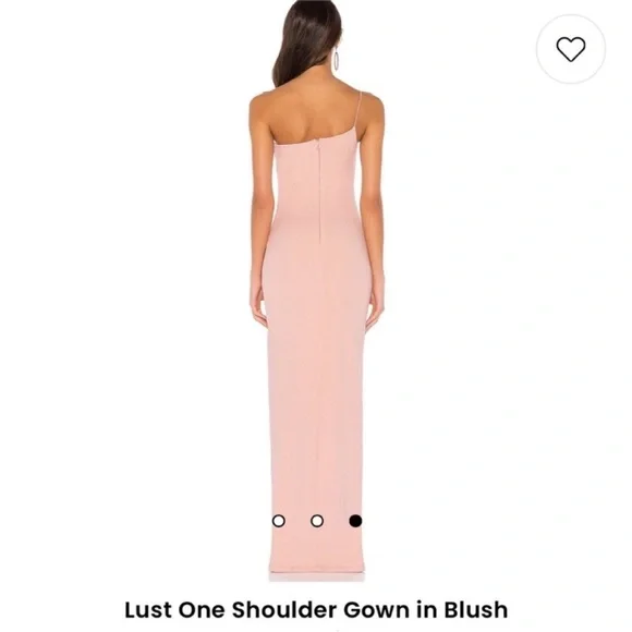 Nookie Pink One-Shoulder Maxi Dress NWT - Picture 2 of 9